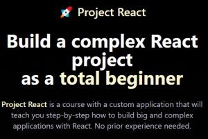 cosden.solutions教程 – Build a complex React project as a total beginner