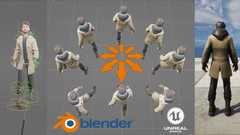 Udemy教程 – Complete game animators pipeline from Blender to engine