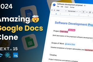 codewithantonio教程 – Build a Google Docs Clone