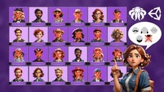 Udemy中英字幕 – “Guess Who” Game Development: Create Your Own Fun Game