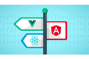 React JS、Angular 和 Vue JS – 快速入门和比较 ( React JS، Angular & Vue JS – Quickstart & Comparison )