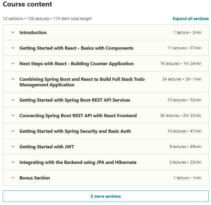 使用 Spring Boot 和 React 实现 Java 全栈 ( Go Java Full Stack with Spring Boot ...