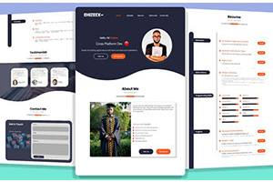 终极 React Js 响应式组合网站 ( The Ultimate React Js Responsive Portfolio Website )