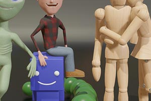 Ultimate Blender 3D 角色创建和动画课程 ( Ultimate Blender 3D Character Creation & Animation Course )