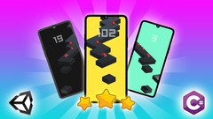 Unity Android：使用 Unity 和 C# 构建 3D ZigZag 赛车游戏(Unity Android : Build 3D ZigZag Racing Game with Unity & C#)