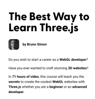 学习 Three.js 的最佳方式(The Best Way to Learn Three.js)