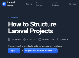 如何构建 Laravel 项目(How to Structure Laravel Projects)