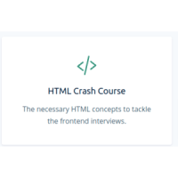 HTML 速成课程(HTML Crash Course)