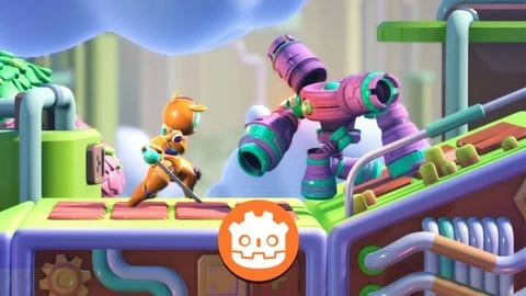 Udemy – Make a 2.5D game with Godot 4 | 2D gameplay with 3D assets