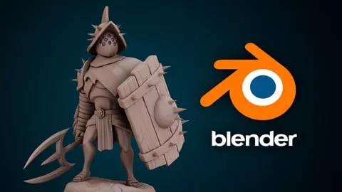 Udemy – Character sculpting with blender: Create a stylized warrior