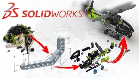 Udemy – Build a Lego Helicopter in SolidWorks 3D CAD